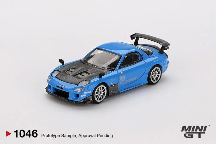 Mini GT #1046 Mazda RX-7 RE-Amemiya 20B NA 3ROTOR-7 “Ama-san Go” Blister Pack