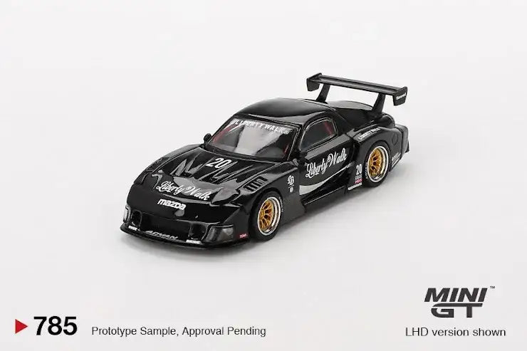Mini GT Mini GT 1:64 #785 MAZDA RX-7 LB-Super Silhouette Liberty Walk Black (Blister pack)