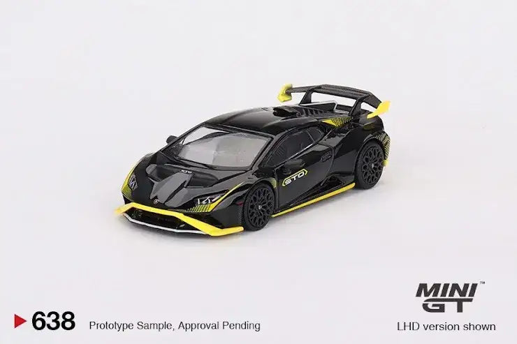 Mini GT Mini GT #638 Lamborghini Huracán STO Nero Noctis