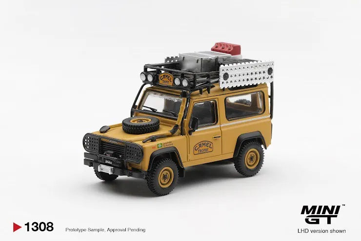 MINI GT #1308 Land Rover Defender 90 1985 Camel Trophy Borneo Team Brazil-Mini GT-1:64-Mobile Garage HK