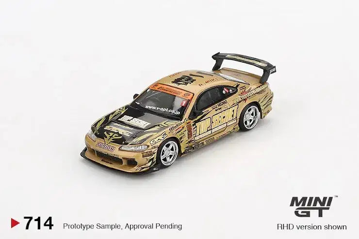 Mini GT Mini GT #714 1:64 Scale Nissan Silvia (S15) Top Secret D1 GP