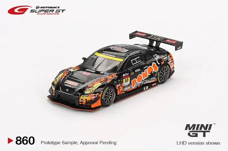 Mini GT MINI GT #860 Japan Exclusive Nissan GT-R NISMO GT3 #10 "PONOS GAINER GT-R" GAINER