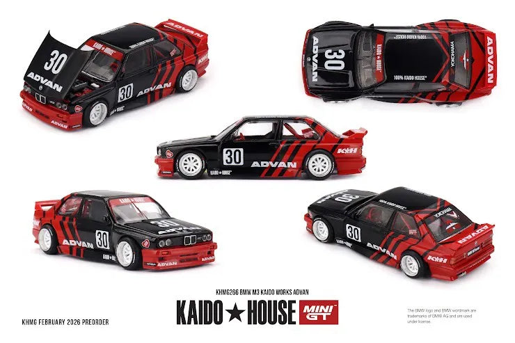 Mini GT Mini GT x Kaido House #266 BMW M3 Kaido Works ADVAN