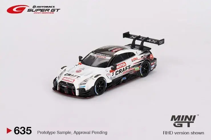 Mini GT MINI GT #635 Nissan GT-R Nismo GT500 #3 NDDP Racing with B-Max 2021 SUPER GT SERIES
