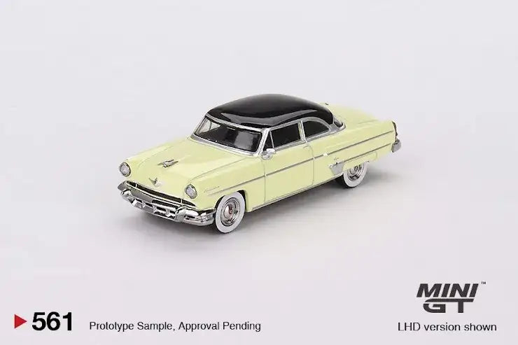 Mini GT MINI GT #561 Lincoln Capri 1954 Premier Yellow