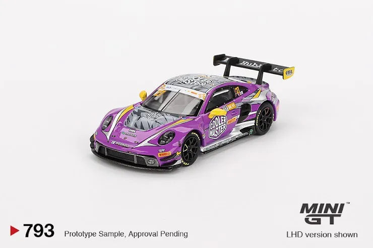 Mini GT #793 Porsche 911 GT3 R #27 HubAuto Racing 2023 FIA GT World Cup 70th Macau Grand Prix