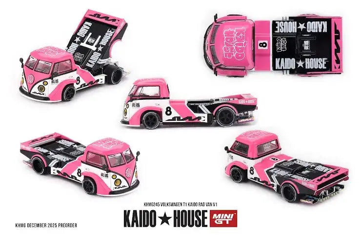 Mini GT Mini GT x Kaido House #245 Volkswagen T1 KAIDO RAD VAN V1