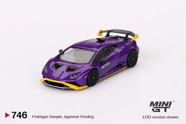 Mini GT 1:64 Scale #746 Lamborghini Huracán STO Viola Pasifae