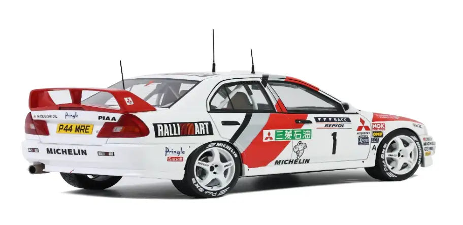 OTTO Mobile 1:18 OT409 1:18 MITSUBISHI LANCER EVO IV WHITE RALLY CATALUNYA 1997