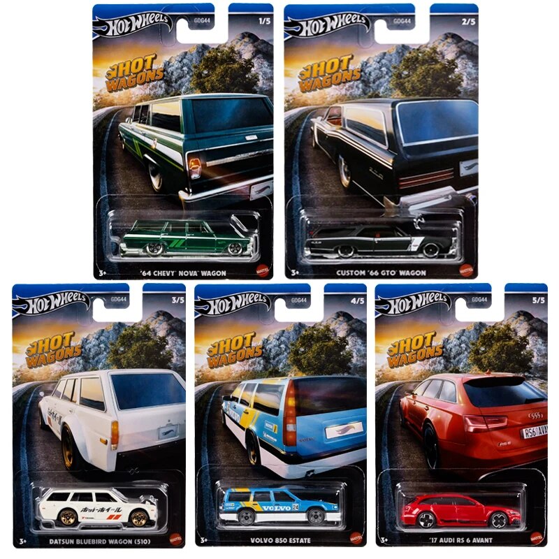 Hot Wheels 2024 Hot Wagons Set of 5 GDG44 952E