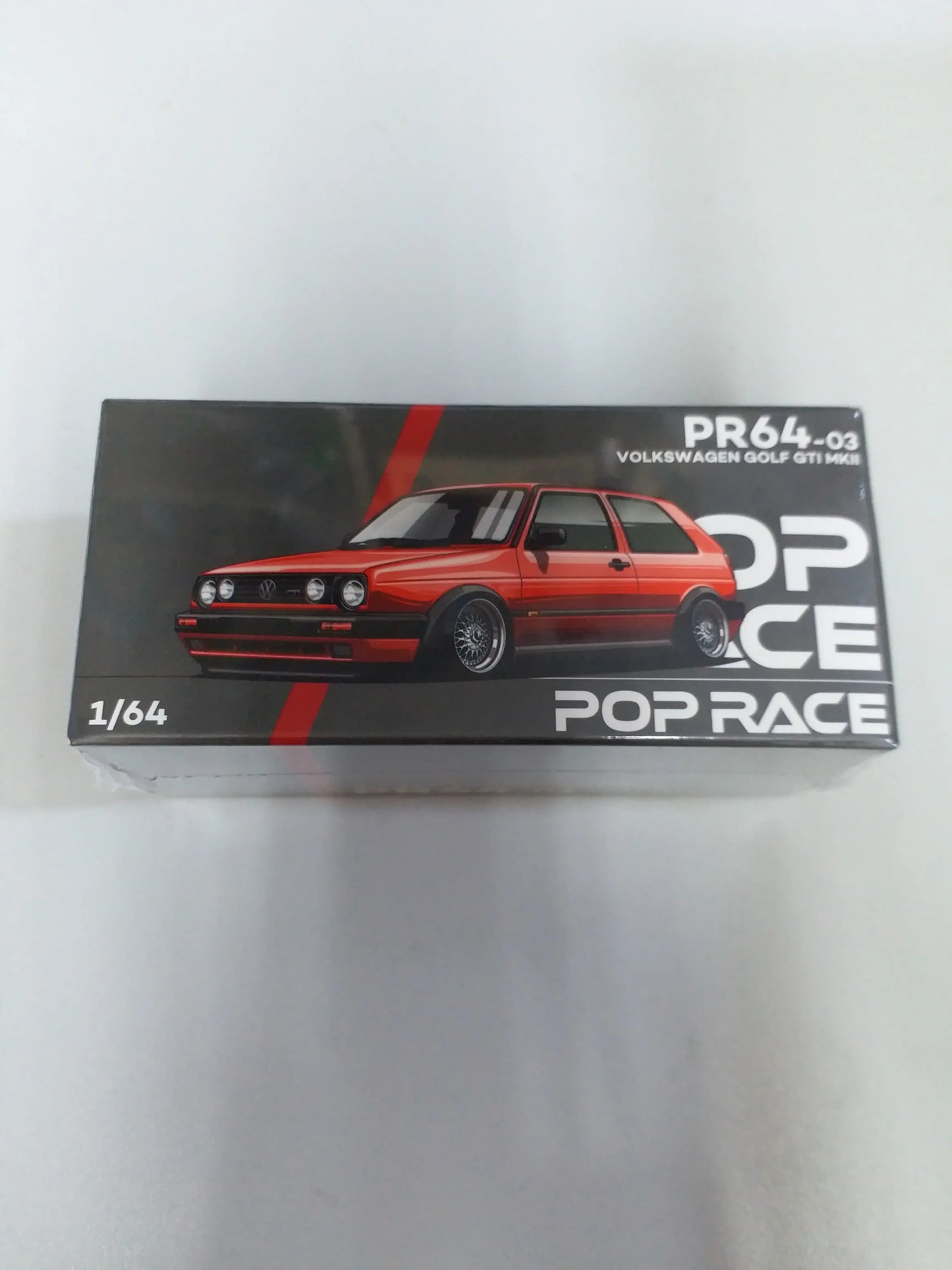Pop Race 1:64 Scale Volkswagen Golf GTI MK2 Red