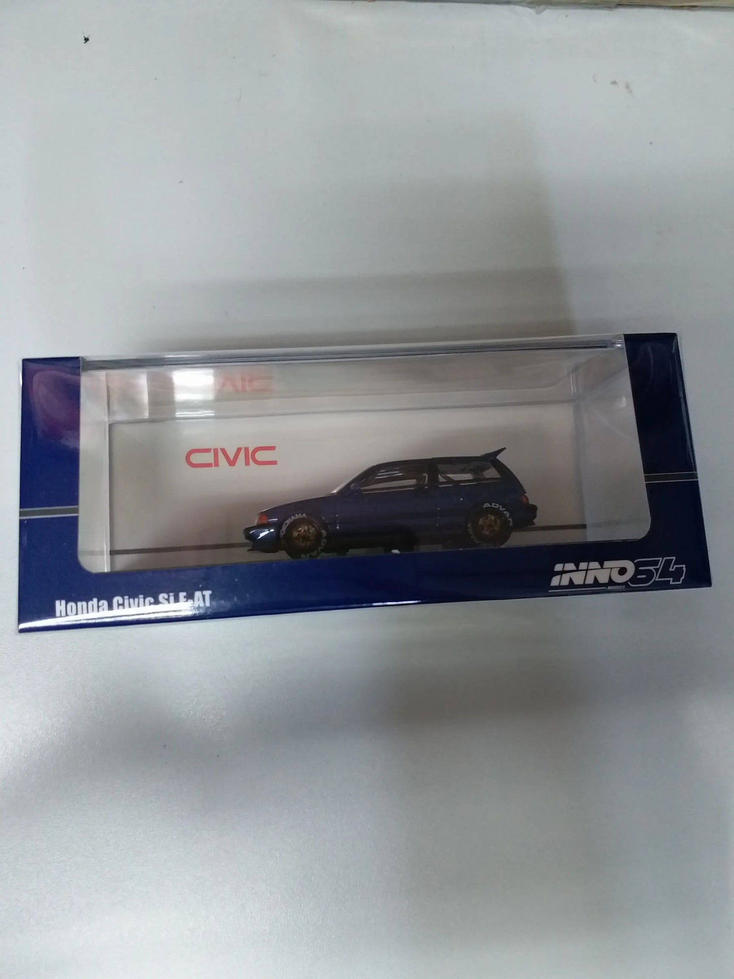 Inno64 1:64 Honda Civic Si E-AT Dark Blue