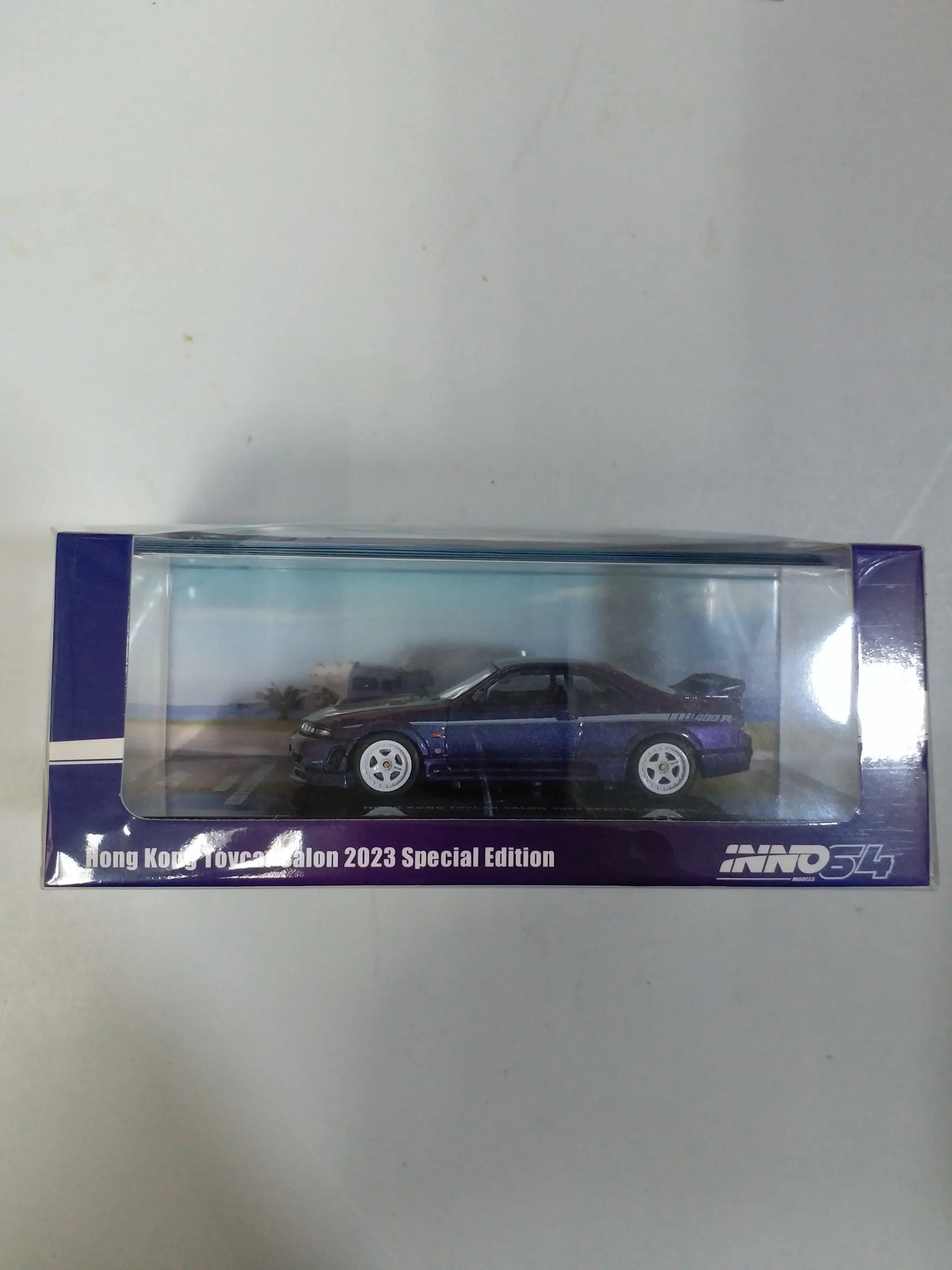 INNO64 1/64 HK Toy Car Salon 23 Exclusive NISSAN SKYLINE GT-R (R33) Nismo 400R Midnight Purple