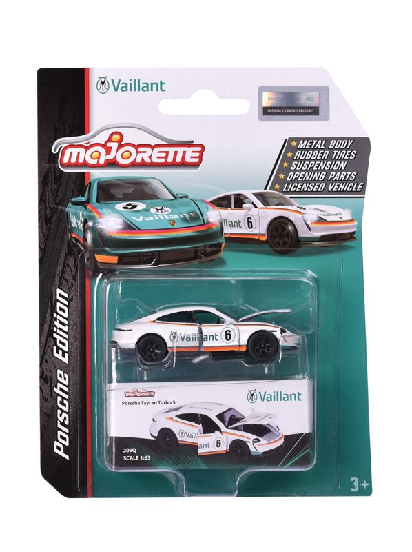 Majorette 1:64 Scale Vaillant Porsche Taycan Turbo #6