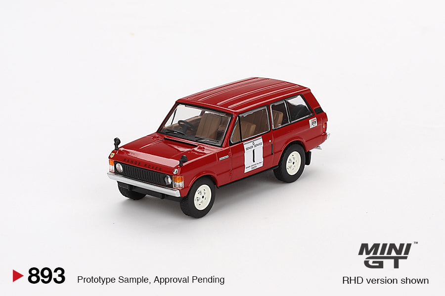 Mini GT #893 Range Rover 1971 International Hillrally Winner