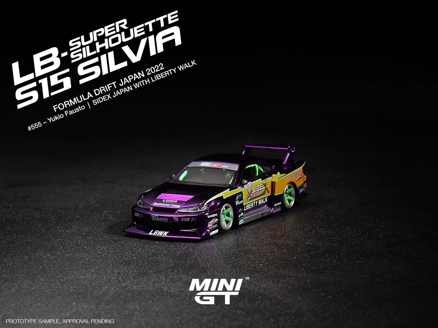 Mini GT #576 LB-Super Silhouette S15 Silvia Formula Drift Japan