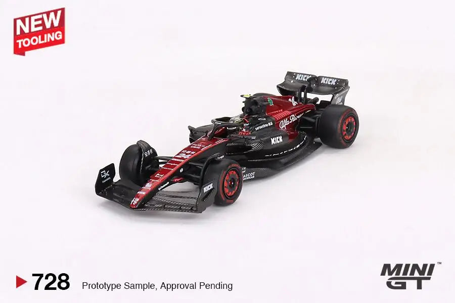 Mini GT MINI GT #728 Alfa Romeo C43 #24 Zhou Guanyu 2023 F1 2023 Australian GP