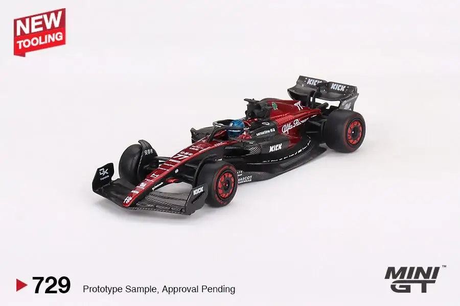 Mini GT MINI GT #729 Alfa Romeo C43 #77 Valtteri Bottas 2023 F1 2023 Australian GP