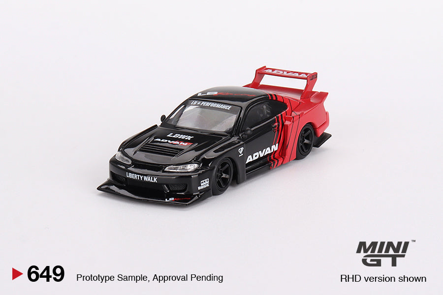 Mini GT #649 Nissan LB-Super Silhouette S15 SILVIA ADVAN MGT00649-R