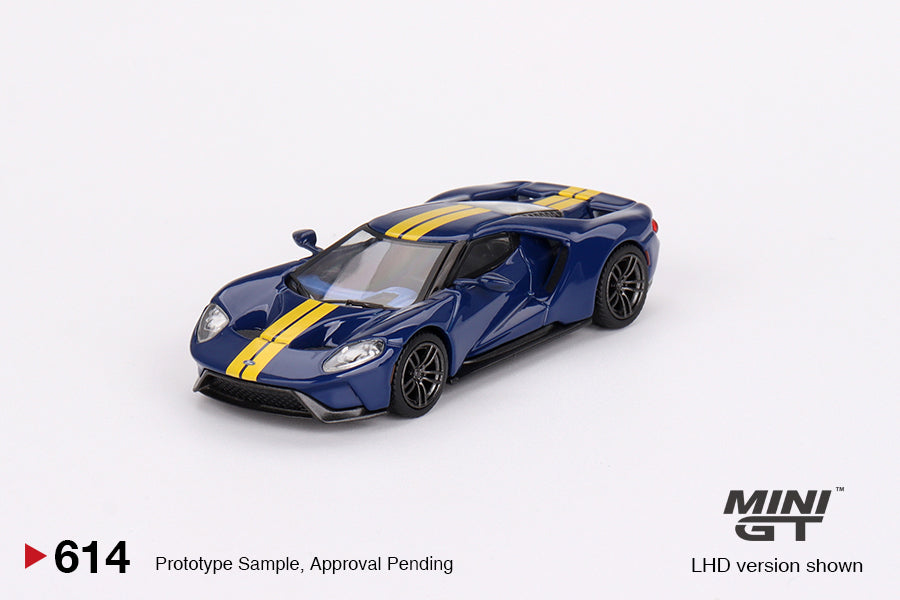 MINI GT #614 Ford GT Sunoco Blue (MGT00614-L)