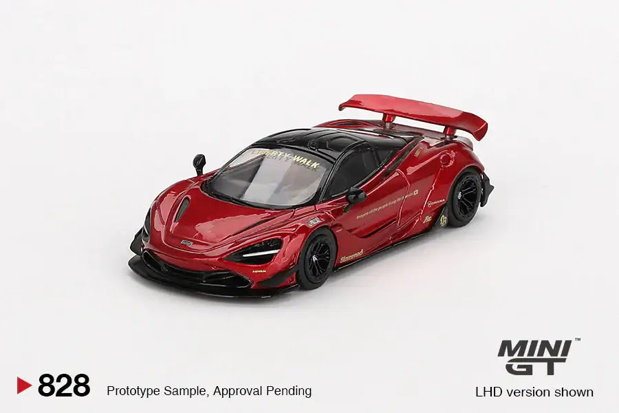 Mini GT Mini GT 1:64 #828 McLaren 720S LB★Works Gem Red MGT00828-R