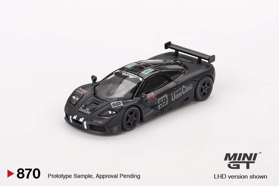 Mini GT MINI GT #870 McLaren F1 GTR #59 1995 Le Mans 24Hr Winner Post-Race Weathered