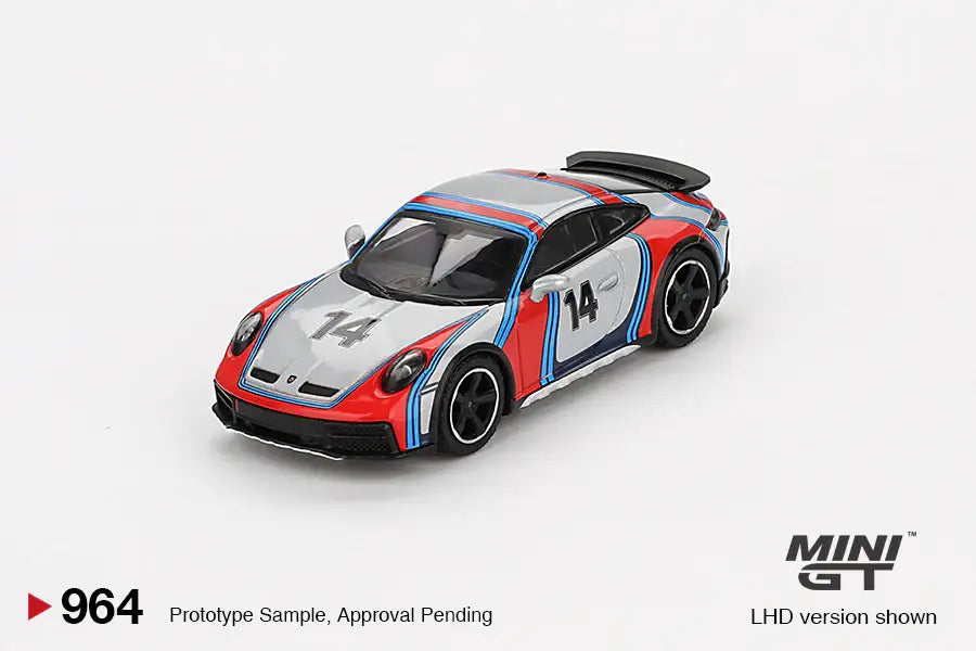 Mini GT Mini GT #964 Porsche 911 Dakar Ice Grey Metallic "Rally 1978" Blister Pack