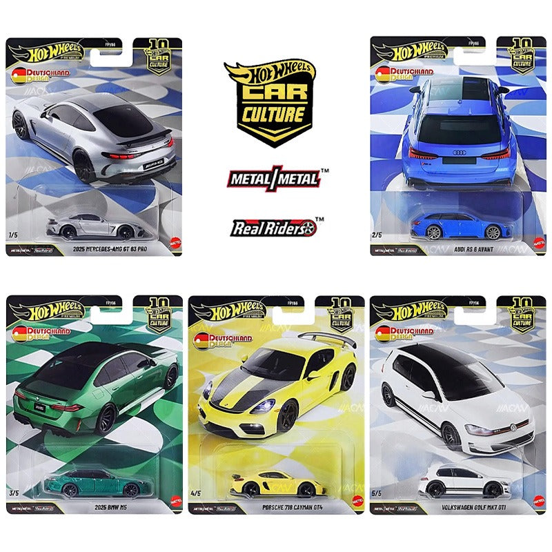 Hot Wheels Premium Car Culture Deustchland Design Set of 5 FPY86-961W