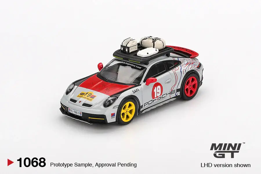 MINI GT Porsche 911 Dakar 1/64 ブリスター Mini GT 1:64 Porsche 911 Dakar Uncle Rally Blister Pack Diecast