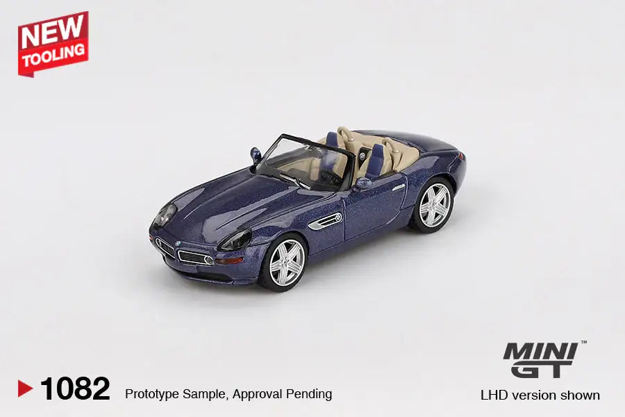Mini GT Mini GT 1:64 Scale #1082 BMW Z8 Alpina Alpine Blue