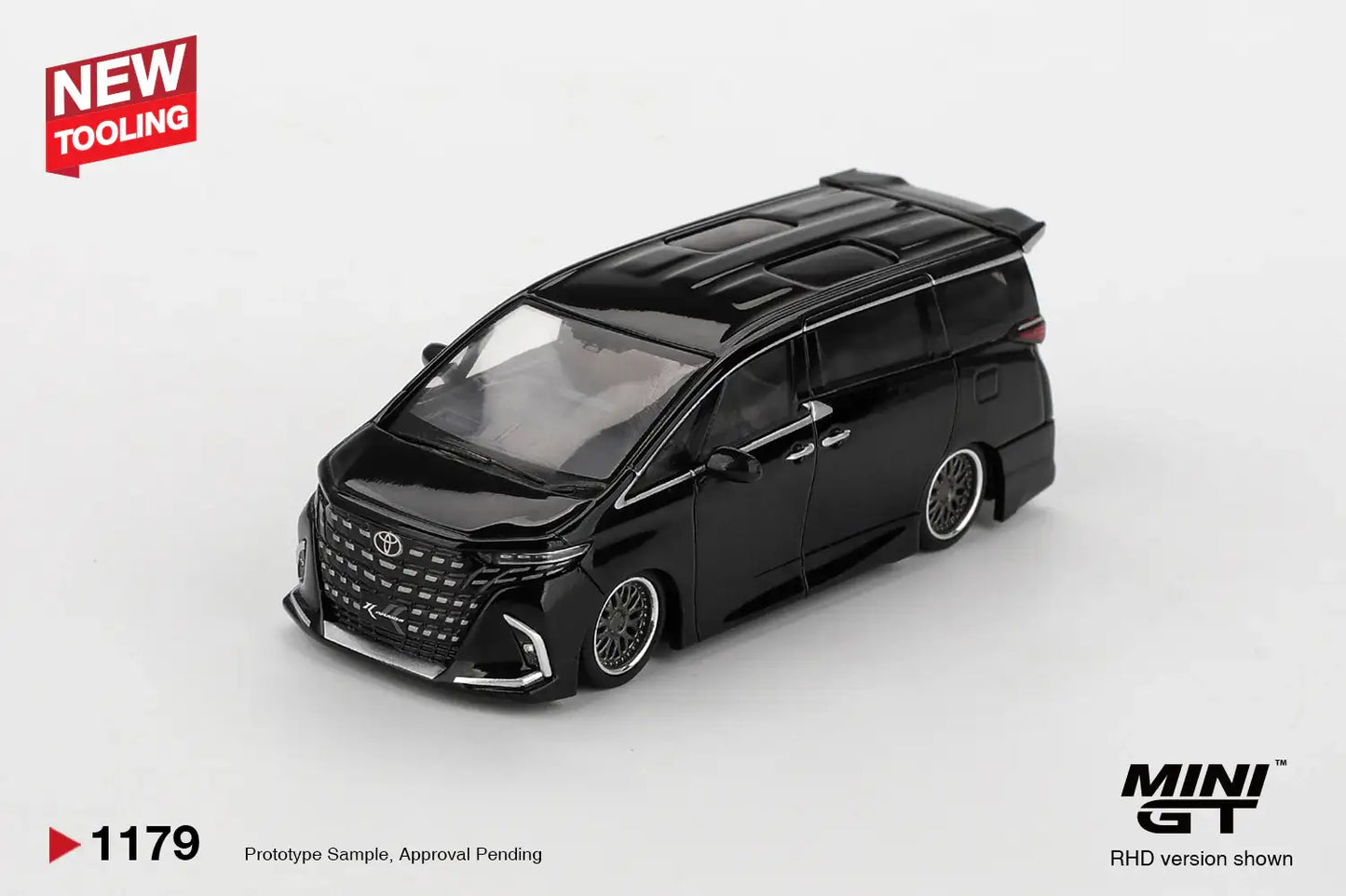 Mini GT Mini GT #1179 Toyota Alphard 40 KUHL Black