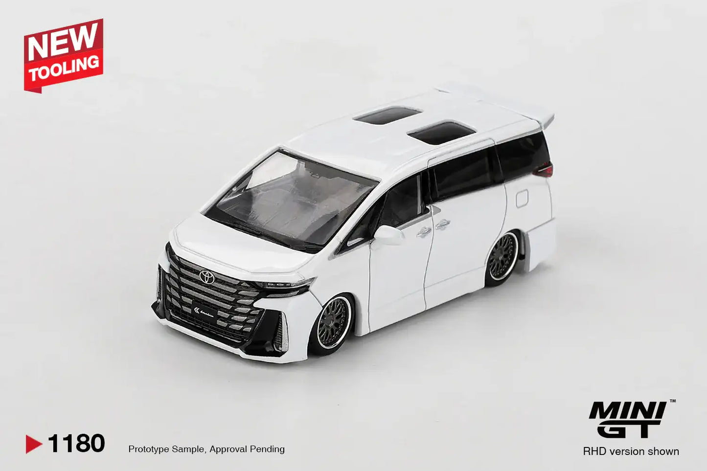 Mini GT Mini GT #1180 Toyota Vellfire 40 KUHL White