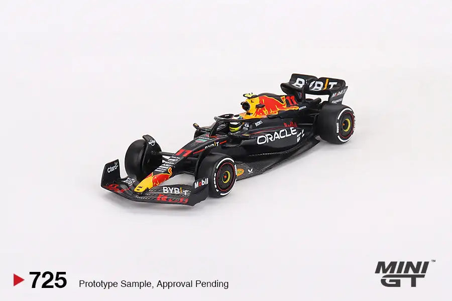 Mini GT MINI GT #725 Oracle Red Bull Racing RB19 #11 Sergio Pérez 2023 F1 2023 Saudi Arabian GP Winner
