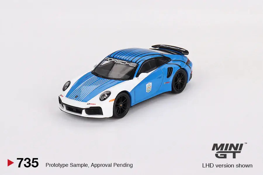 Mini GT Mini GT #735 Porsche 911 Turbo S Safety Car
