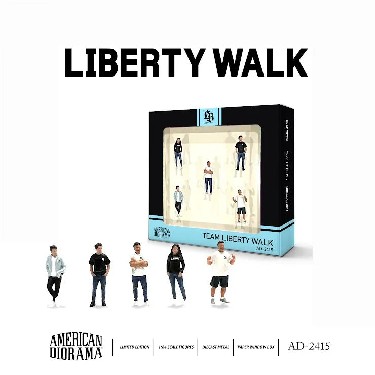 American Diorama 1:64 Figure Set - Team Liberty Walk