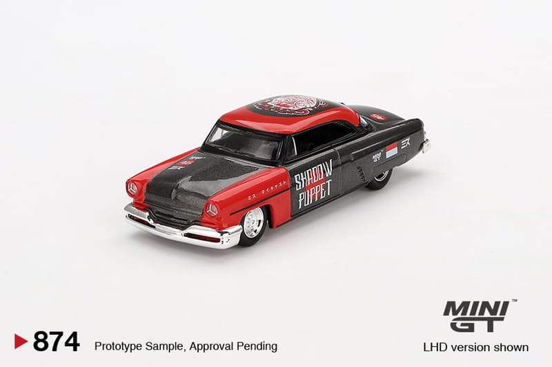 Mini GT Mini GT x MIZU Diecast 2024 Shadow Puppet #874 Lincoln Capri Hot Rod 1954