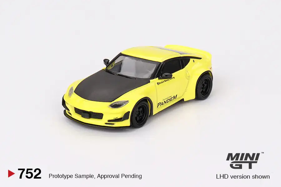Mini GT Mini GT #752 Nissan Z Pandem Ikazuchi Yellow