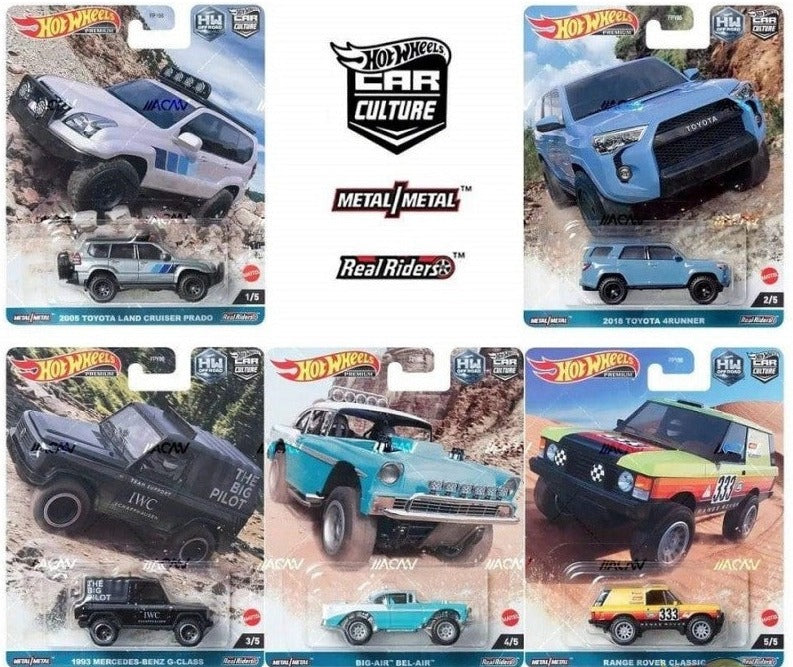 Hot Wheels Car Culture 2024 FPY86-952F case OFF ROAD set of 5pcs