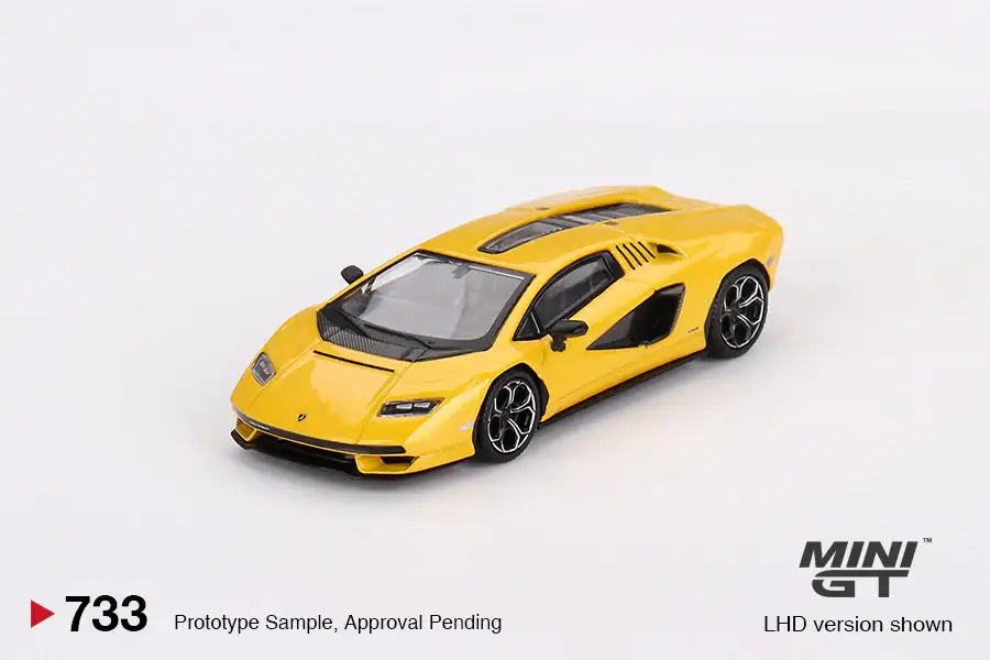 MINI GT MINI GT #733 Lamborghini Countach LPI 800-4 New Giallo Orion