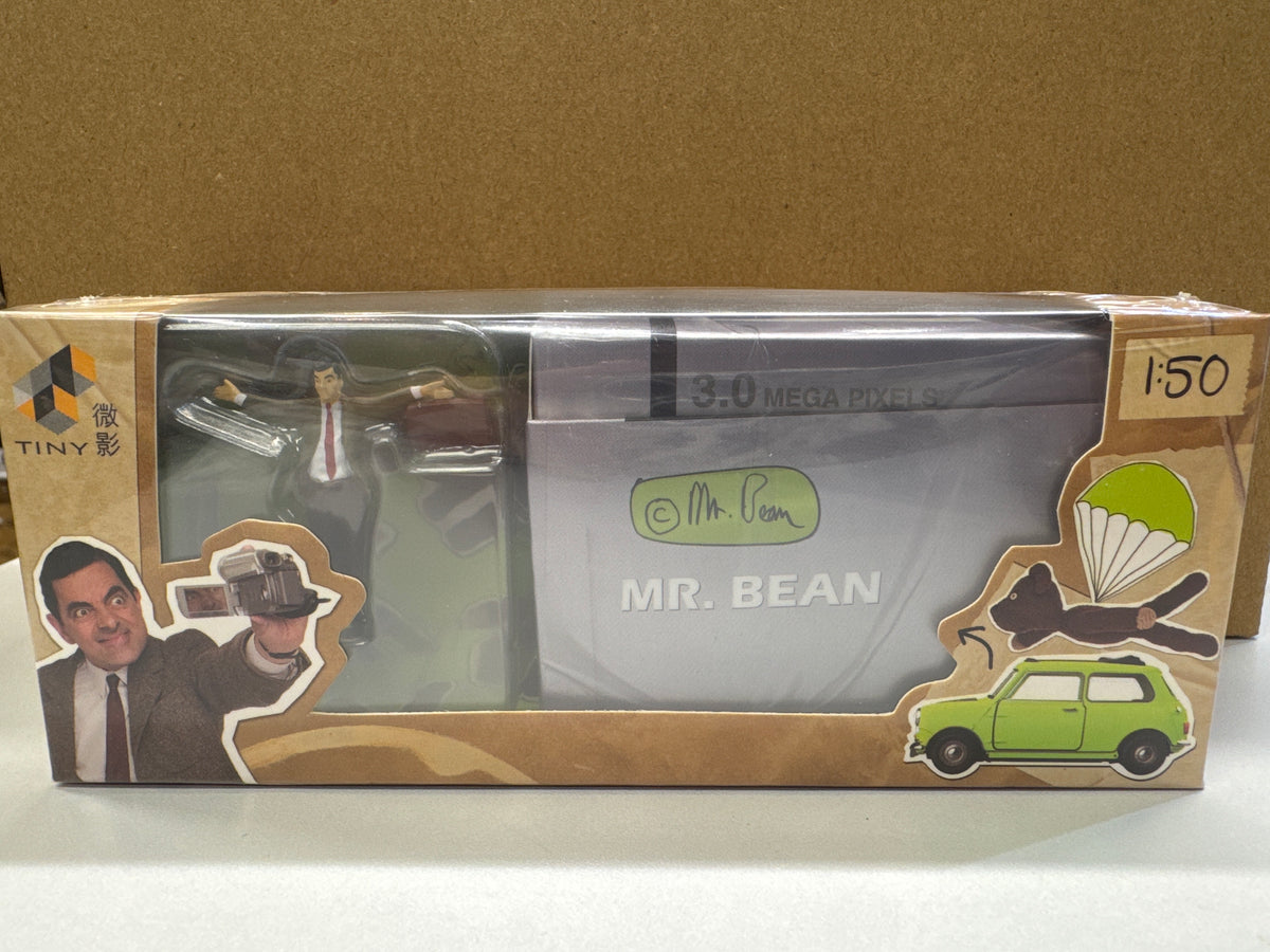 TINY MR.BEAN FIGURE SET with Mini Cooper