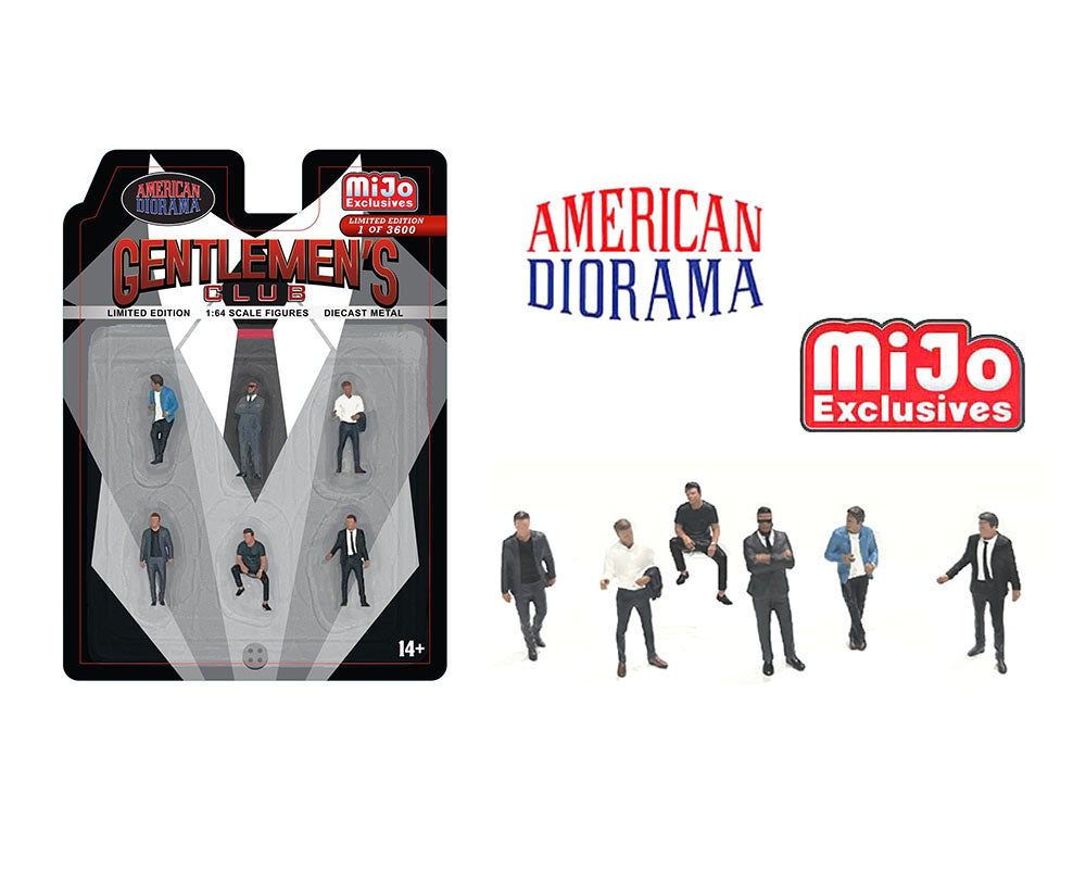 American Diorama 1:64 Figure Set - Gentlemen’s Club