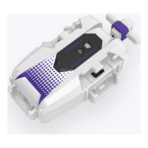 Takara Tomy Beyblade X BX-56 white and purple Beyblade X launcher