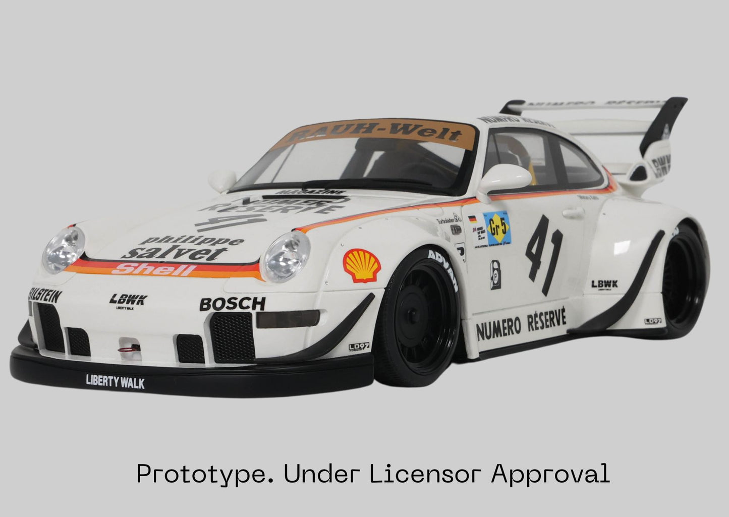 GT Spirit 1:18 GT451 RWB BODYKIT KATO-SAN WHITE