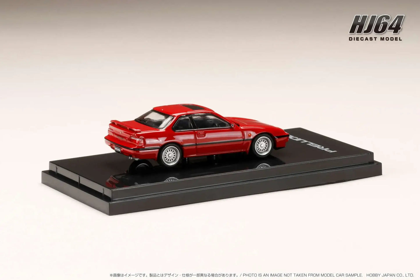Hobby Japan 1/64 Honda Prelude Si (BA5) 1989 Customized Version (Red)