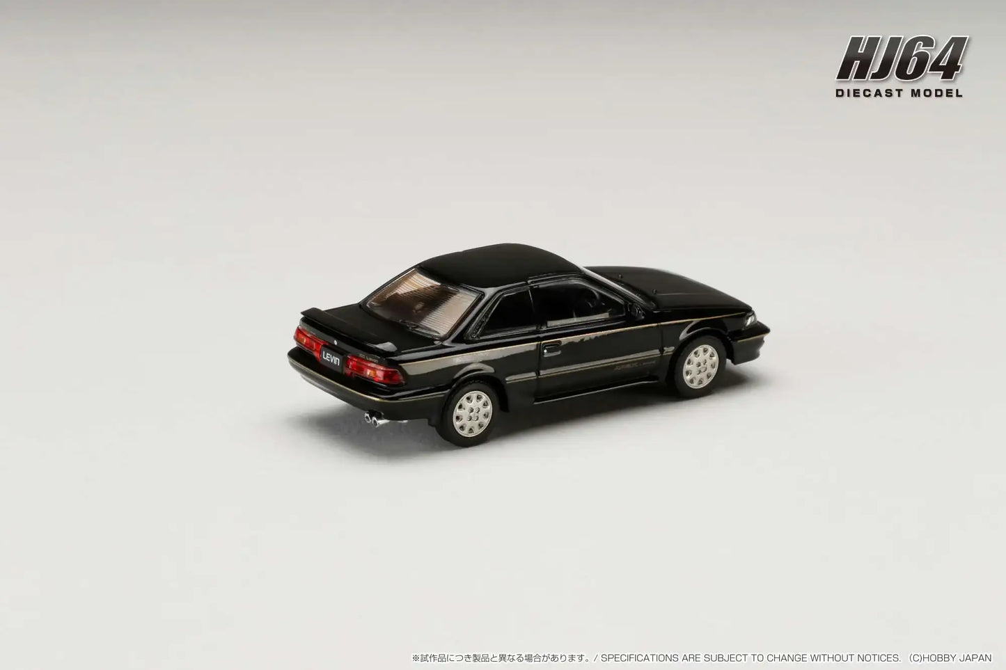 Hobby Japan 1:64 scale Toyota COROLLA LEVIN GT APEX LIMITED AE92 Black