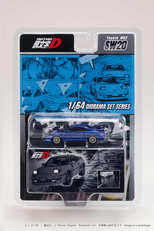 Hobby Japan 1:64 Toyota MR2 (SW20) Initial D Kai Kogashiwa VS Takumi Fujiwara