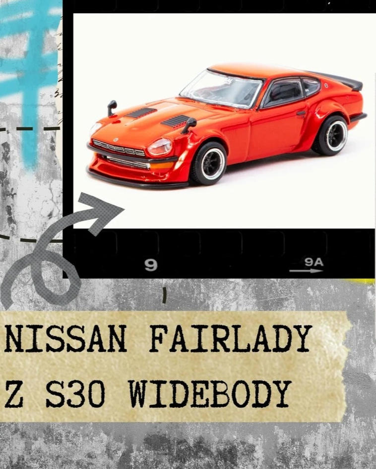 Tarmac Works x Hong Kong Toycar Salon 2025 Nissan Fairlady Z S30 Widebody