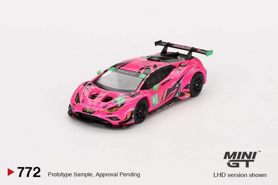 Mini GT Mini GT 1:64 Scale #772 Lamborghini Huracán GT3 EVO2 #83 Iron Dames IMSA 2023 Daytona 24 Hrs