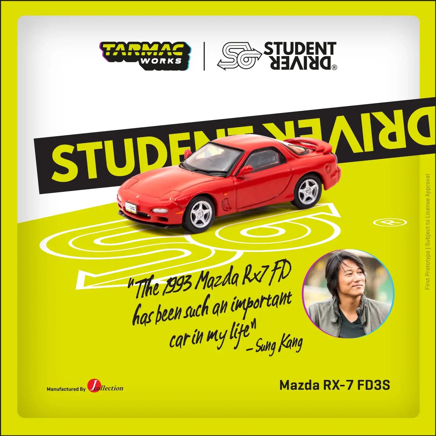 J-Collection 1:64 Mazda RX-7 FD3S Red