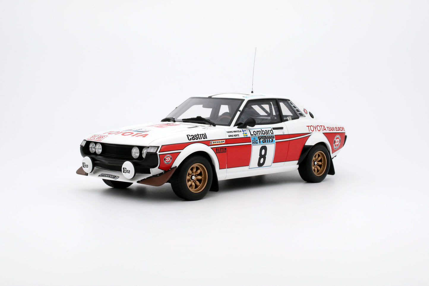 OTTO Mobile 1:18 OT1044 TOYOTA CELICA RA21 WHITE RAC RALLY 1977